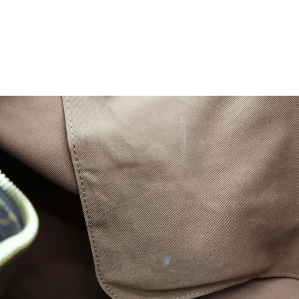 LOUIS VUITTON Keepall 50 Bandouliere Monogram Canvas Travel Bag Brown