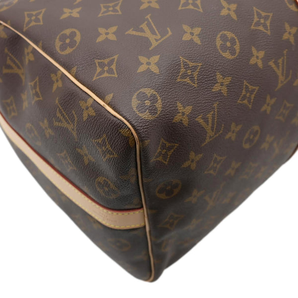 LOUIS VUITTON Keepall 50 Bandouliere Monogram Canvas Travel Bag Brown