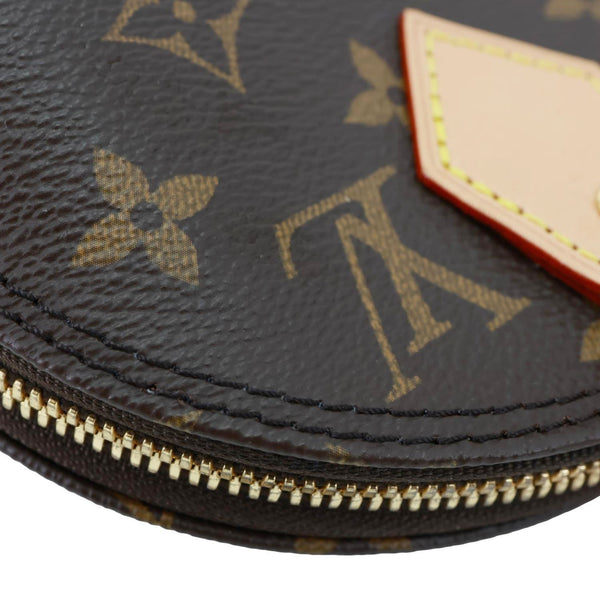 LOUIS VUITTON Alma BB Monogram Canvas Crossbody Bag Brown