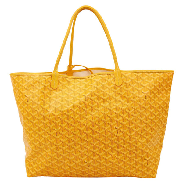 GOYARD Saint Louis GM Canvas Tote Bag Yellow
