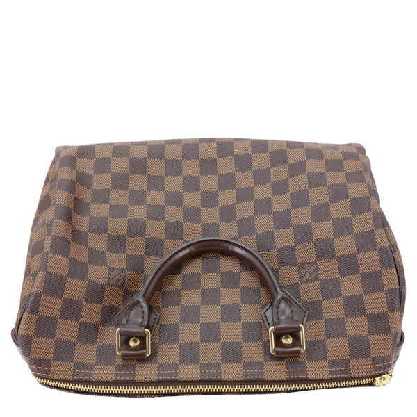 LOUIS VUITTON Speedy 30 Damier Ebene Satchel Bag Brown