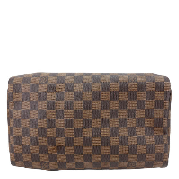 LOUIS VUITTON Speedy 30 Damier Ebene Satchel Bag Brown