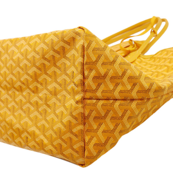 GOYARD Saint Louis GM Canvas Tote Bag Yellow