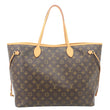 LOUIS VUITTON Neverfull GM Monogram Canvas Tote Bag Brown