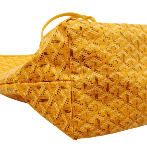 GOYARD Saint Louis GM Canvas Tote Bag Yellow