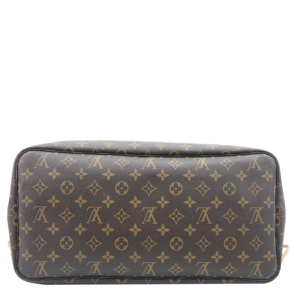 LOUIS VUITTON Neverfull GM Monogram Canvas Tote Bag Brown