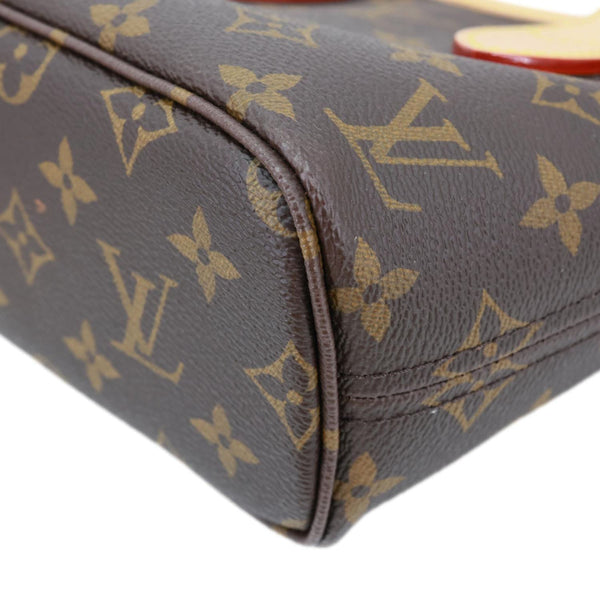 LOUIS VUITTON Neverfull BB Monogram Canvas Tote Shoulder Bag Brown