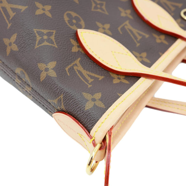 LOUIS VUITTON Neverfull BB Monogram Canvas Tote Shoulder Bag Brown