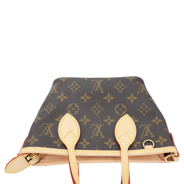 LOUIS VUITTON Neverfull BB Monogram Canvas Tote Shoulder Bag Brown