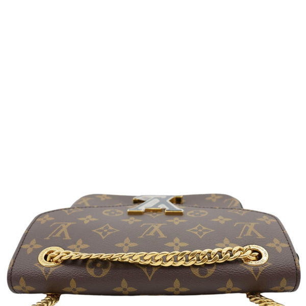 LOUIS VUITTON Passy NM Monogram Canvas Shoulder Bag Brown