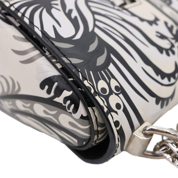 LOUIS VUITTON Twist PM Floral Epi Leather Crossbody Bag White