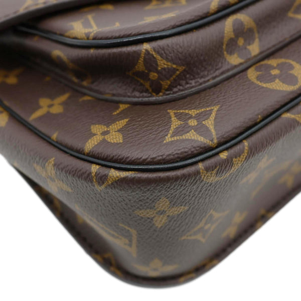 LOUIS VUITTON Passy NM Monogram Canvas Shoulder Bag Brown