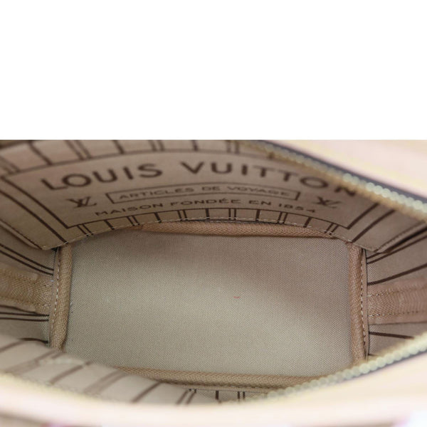 LOUIS VUITTON Neverfull BB Monogram Canvas Tote Shoulder Bag Brown