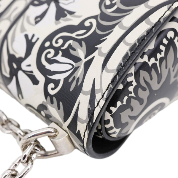 LOUIS VUITTON Twist PM Floral Epi Leather Crossbody Bag White