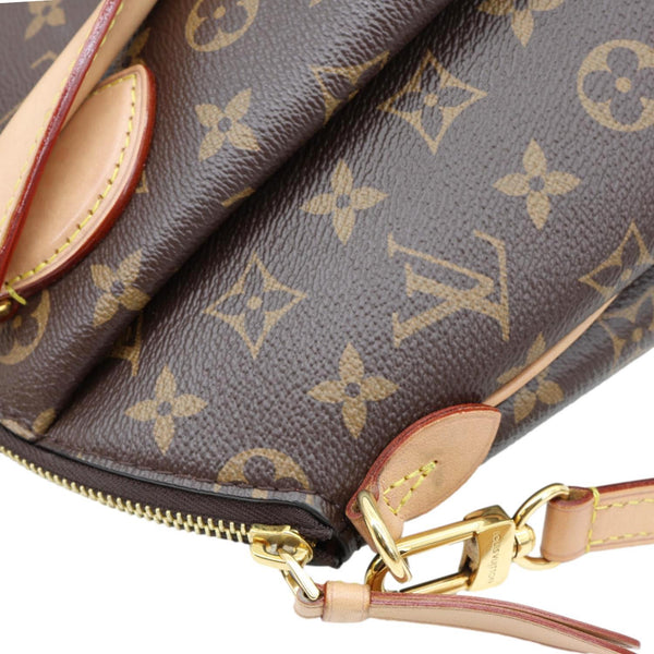 LOUIS VUITTON Rivoli MM Monogram Canvas Shoulder Bag Brown