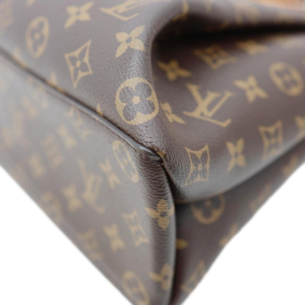 LOUIS VUITTON Rivoli MM Monogram Canvas Shoulder Bag Brown