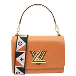 LOUIS VUITTON Twist MM Epi Shoulder Bag Orange