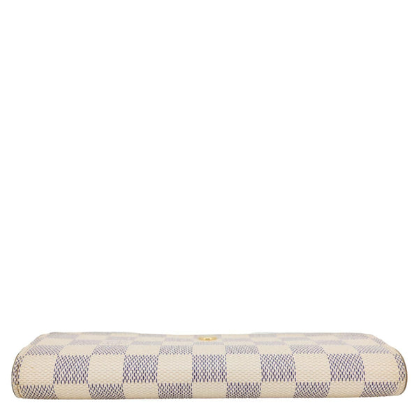 LOUIS VUITTON Emilie Damier Azur Wallet Rose Ballerine