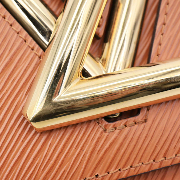 LOUIS VUITTON Twist MM Epi Shoulder Bag Orange