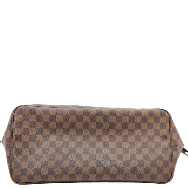LOUIS VUITTON Neverfull GM Damier Ebene Tote Shoulder Bag Brown
