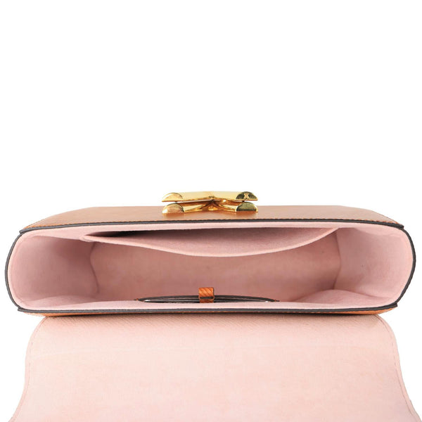 LOUIS VUITTON Twist MM Epi Shoulder Bag Orange