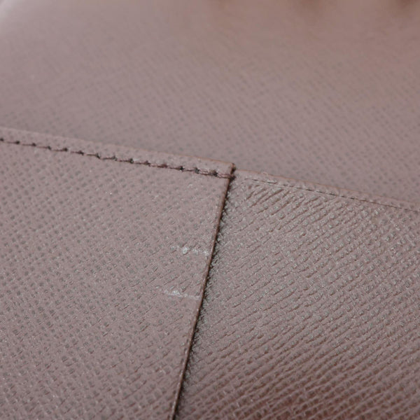 LOUIS VUITTON Ring Agenda Large Damier Ebene Cover Brown