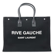 YVES SAINT LAURENT Rive Gauche Linen Tote Bag Black