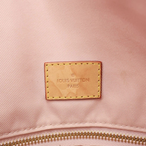 LOUIS VUITTON Graceful MM Damier Azur Hobo Bag Rose Ballerine