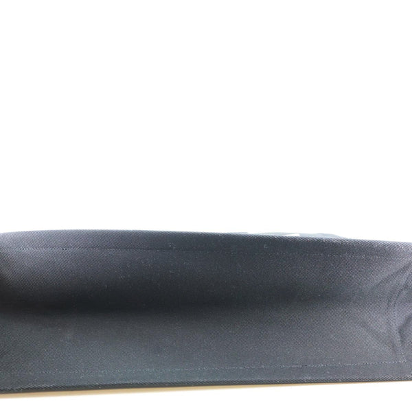 YVES SAINT LAURENT Rive Gauche Linen Tote Bag Black