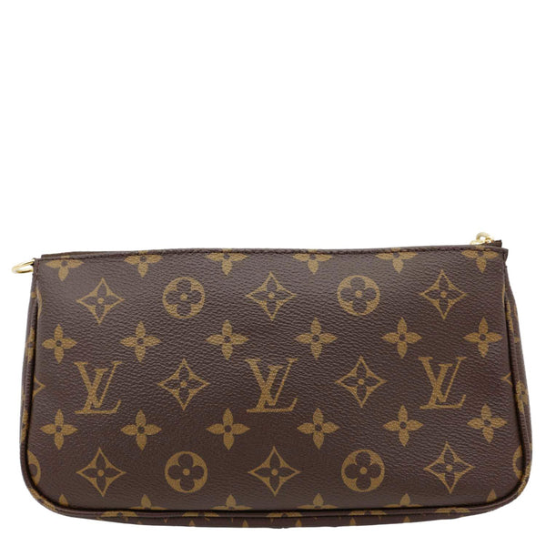 LOUIS VUITTON Multi Pochette Accessoires Monogram Canvas Crossbody Bag Brown