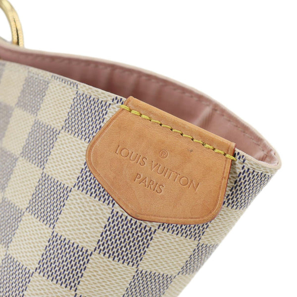 LOUIS VUITTON Graceful MM Damier Azur Hobo Bag Rose Ballerine