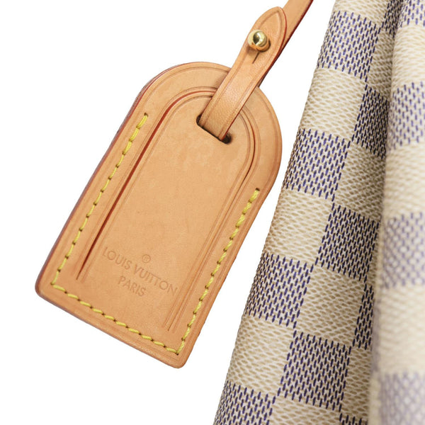 LOUIS VUITTON Graceful MM Damier Azur Hobo Bag Rose Ballerine