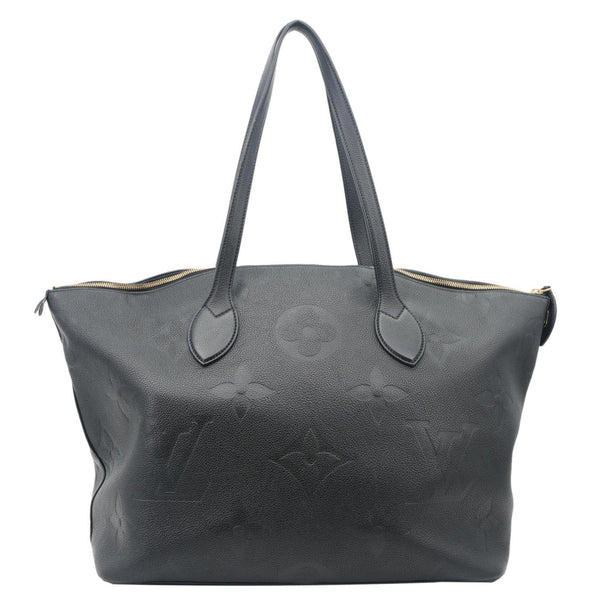 LOUIS VUITTON Monogram Empreinte Giant Leather Travel Bag Black