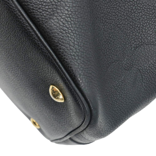 LOUIS VUITTON Monogram Empreinte Giant Leather Travel Bag Black