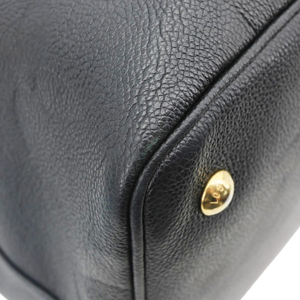 LOUIS VUITTON Monogram Empreinte Giant Leather Travel Bag Black
