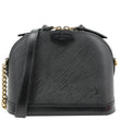 LOUIS VUITTON Alma BB Epi Leather Satchel Bag Black