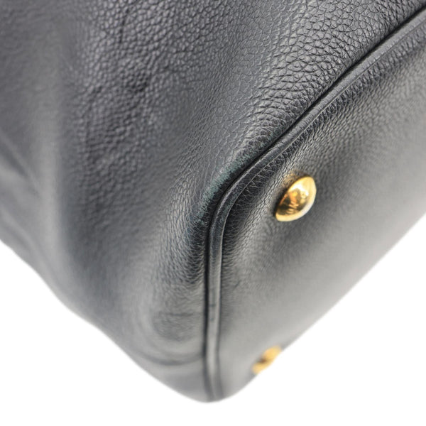 LOUIS VUITTON Monogram Empreinte Giant Leather Travel Bag Black