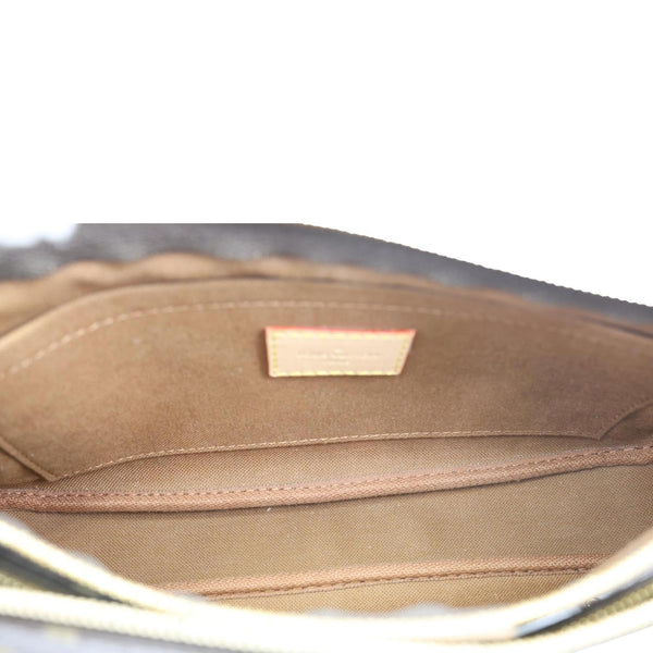 LOUIS VUITTON Multi Pochette Accessoires Monogram Canvas Crossbody Bag Brown