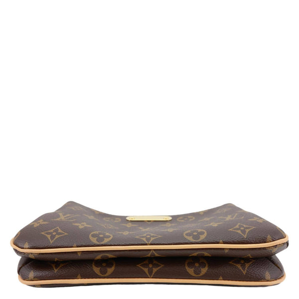 LOUIS VUITTON Liv Pochette Monogram Canvas Shoulder Bag Brown