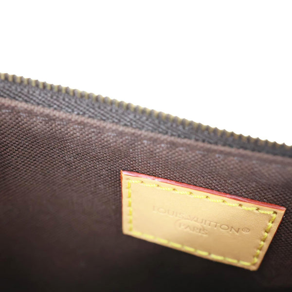 LOUIS VUITTON Liv Pochette Monogram Canvas Shoulder Bag Brown