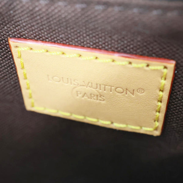 LOUIS VUITTON Liv Pochette Monogram Canvas Shoulder Bag Brown