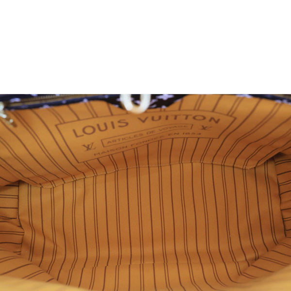 LOUIS VUITTON Neverfull MM Monogram Jungle Shoulder Bag Orange