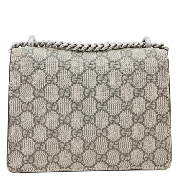 GUCCI Dionysus Mini GG Supreme Canvas Crossbody Bag Beige 421970