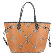 LOUIS VUITTON Neverfull MM Monogram Jungle Shoulder Bag Orange