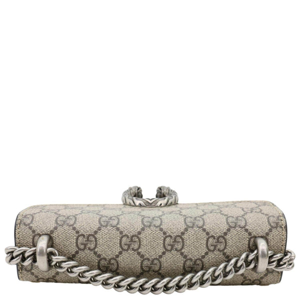 GUCCI Dionysus Mini GG Supreme Canvas Crossbody Bag Beige 421970