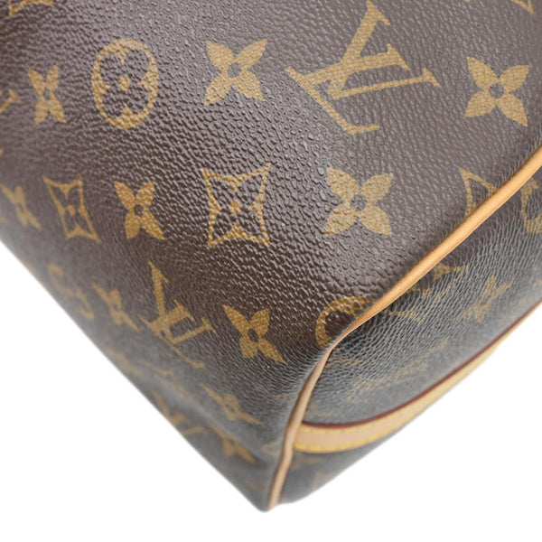 LOUIS VUITTON Speedy 30 Bandouliere Monogram Canvas Crossbody Bag Brown