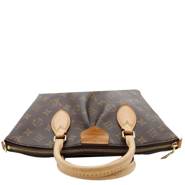 LOUIS VUITTON Boetie MM Monogram Canvas Zipped Tote Bag Brown