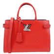 LOUIS VUITTON Twist Epi Leather Tote Bag Red