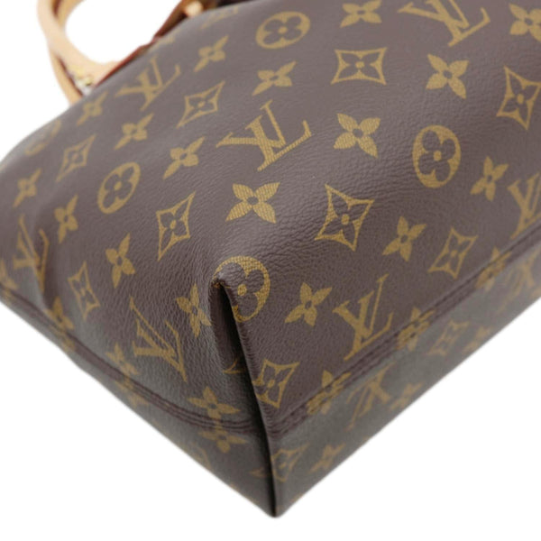 LOUIS VUITTON Boetie MM Monogram Canvas Zipped Tote Bag Brown