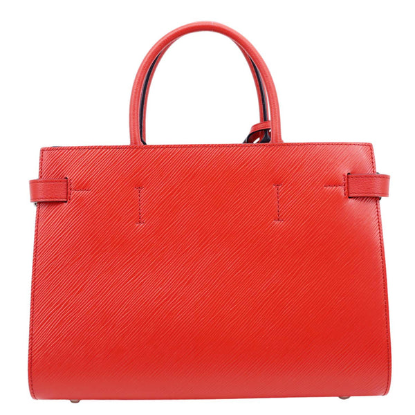LOUIS VUITTON Twist Epi Leather Tote Bag Red